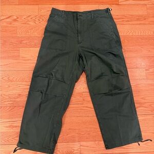 rag & bone Women's Dark Green Cargo Pants